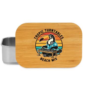 Toucan DJ Tropic Turntables Beach Mix - Boîte à goûter - argent - Devant