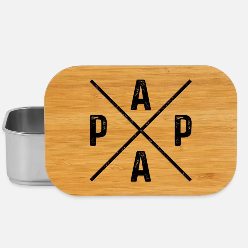 Papa - Lunch Box - Silber