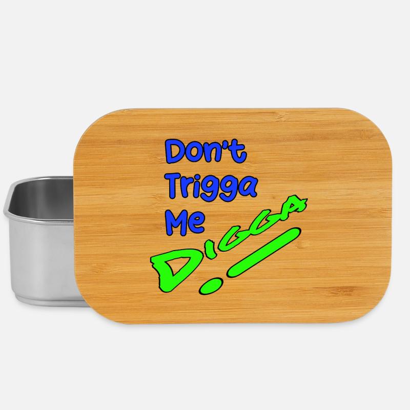 Ne pas Trigga Me DigiGo Neon Design - Boîte à goûter - argent
