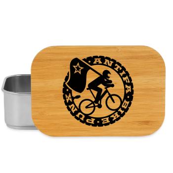 Antifa Bike Punks - Lunch Box - Silber - Vorne