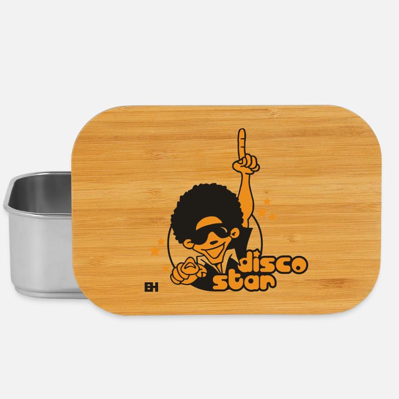 Disco Star - Lunch Box - Silber