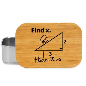 Find X. - Lunch Box - silver - Front