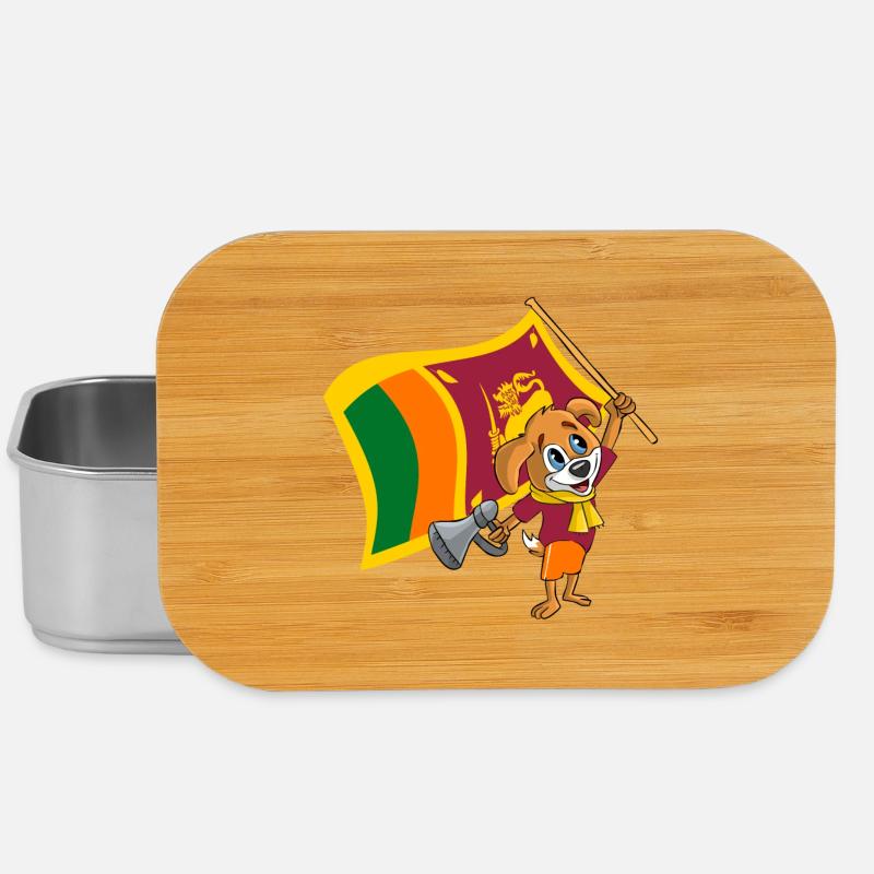 Chien fan du Sri Lanka - Boîte à goûter - argent