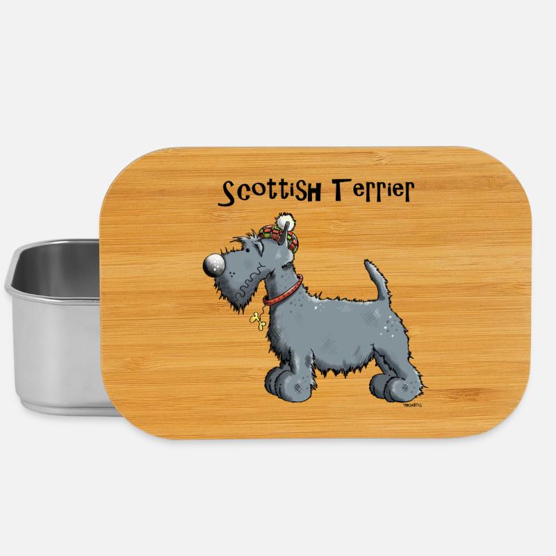 Mignon Scottish Terrier - Boîte à goûter - argent