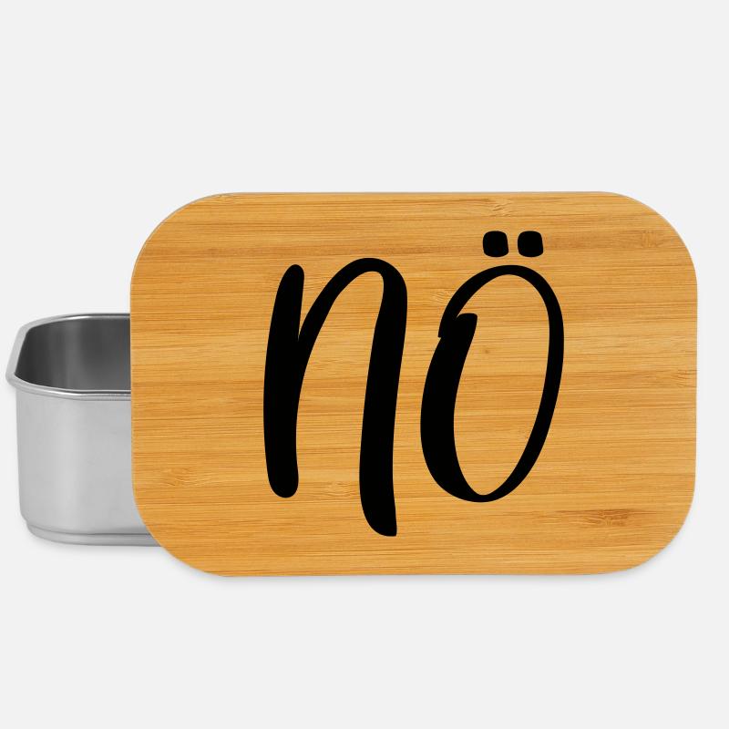 No no - Lunch Box - silver