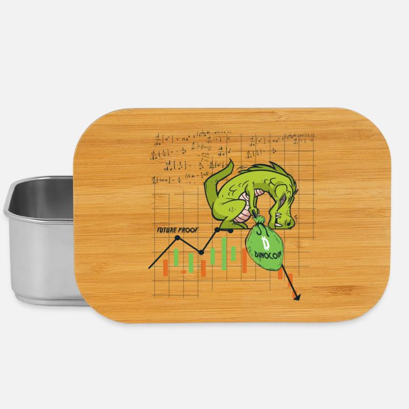 Dinocoin Zukunftssicher ? - Lunch Box - Silber