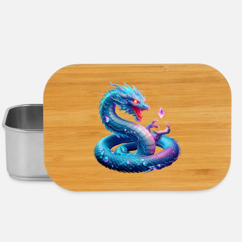 Dragon (03) - Lunch Box - silver