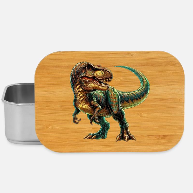 Dinosaurier - Lunch Box - Silber