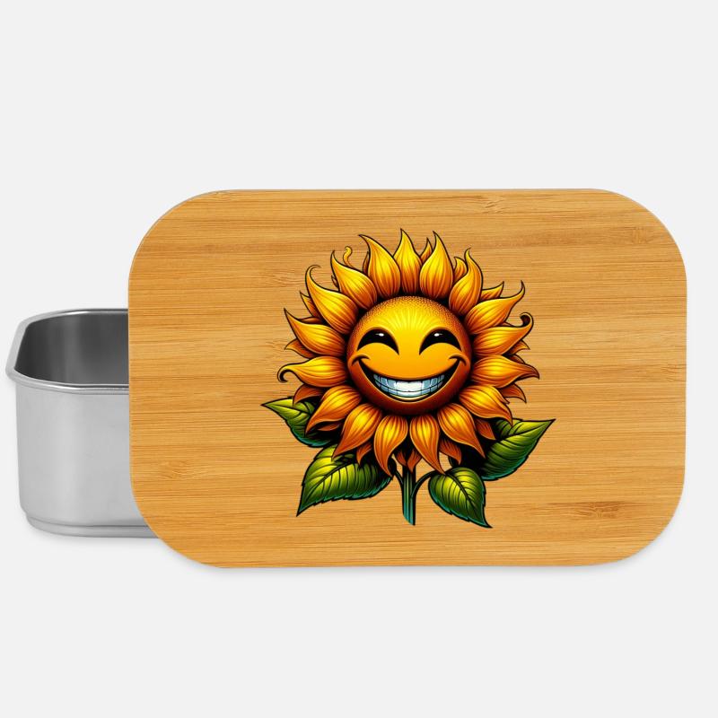 Sonnenblume - Lunch Box - Silber