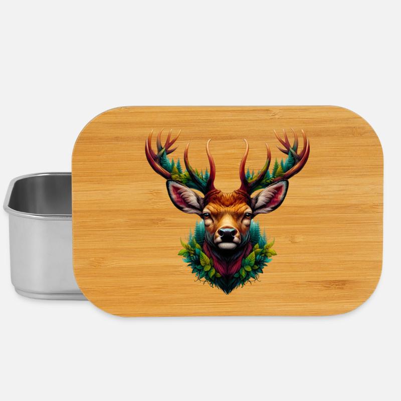Hirsch - Lunch Box - Silber
