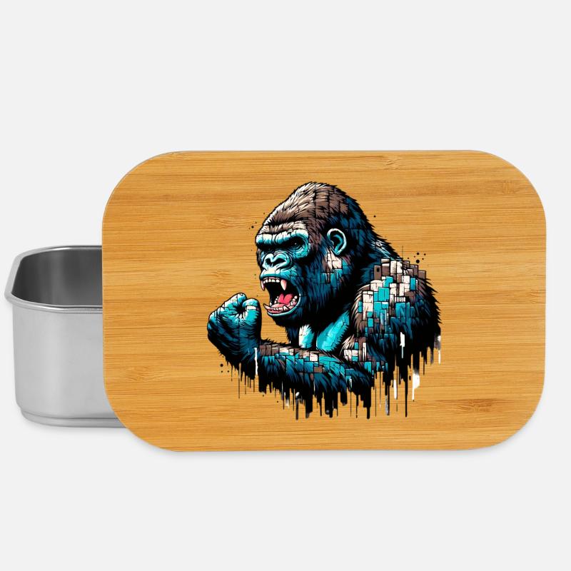 Gorilla - Lunch Box - Silber