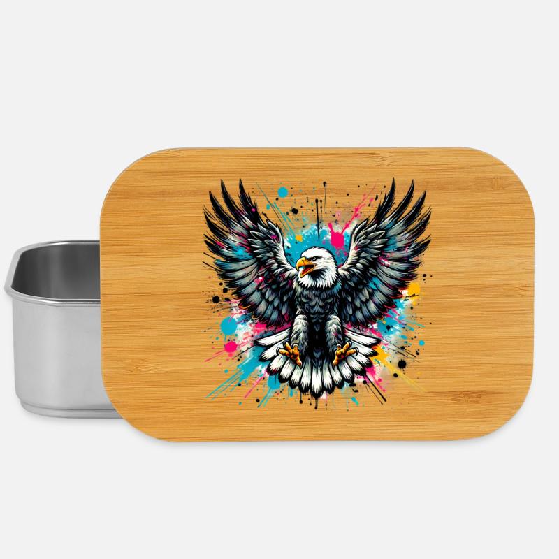 Adler - Lunch Box - Silber