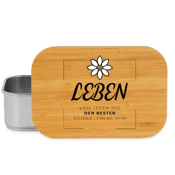 Weisheit - Leben - Lunch Box - Silber - Vorne