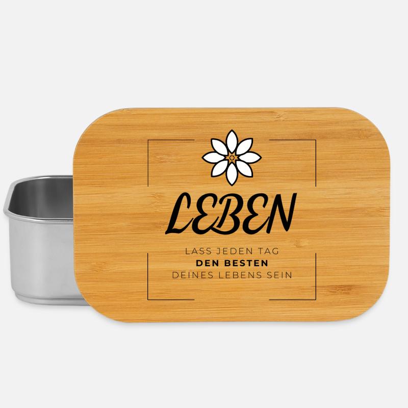Weisheit - Leben - Lunch Box - Silber