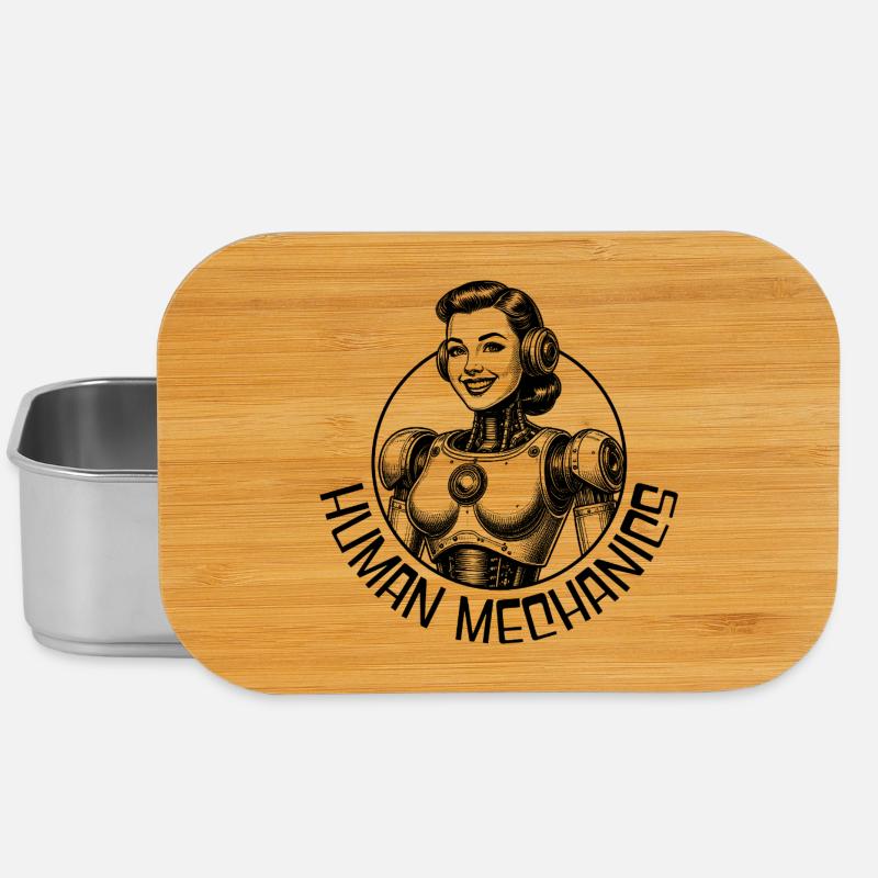 Mechanical Human - Lunch Box - silver