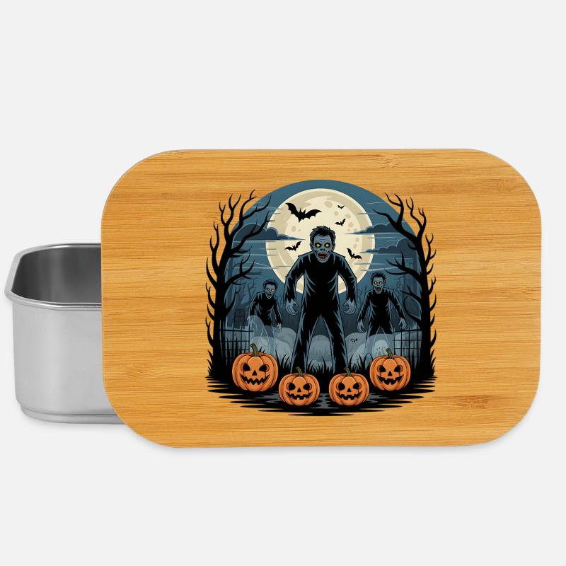 Zombie Halloween - Lunch Box - Silber