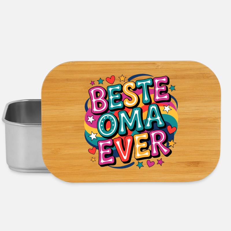 Beste Oma Ever - Lunch Box - Silber