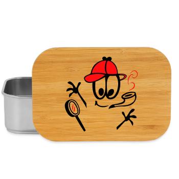 Detective with Whistle - Lunch Box - silver - Front