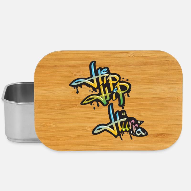 Hip Hip Hurra  - Lunch Box - Silber