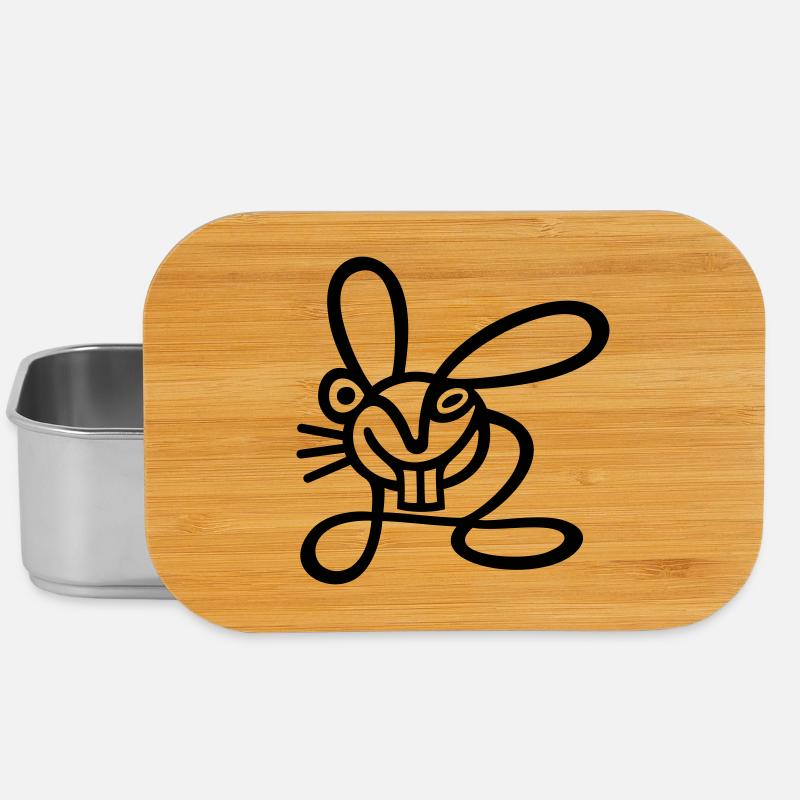 Stroke Hare - Lunch Box - silver
