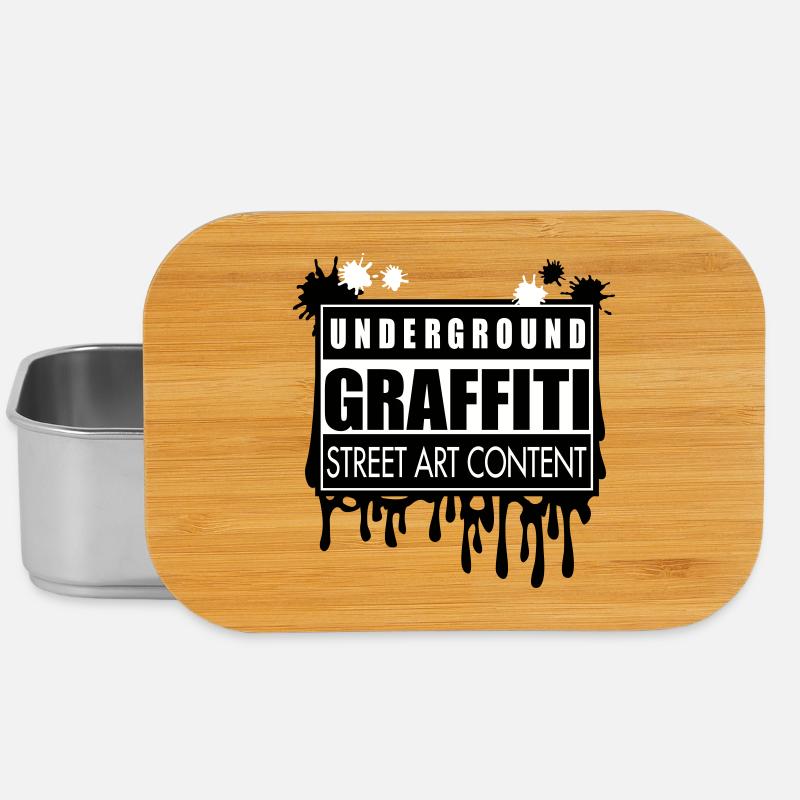 Underground graffitis flex - Boîte à goûter - argent