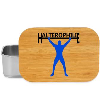 Haltérophilie - Boîte à goûter - argent - Devant