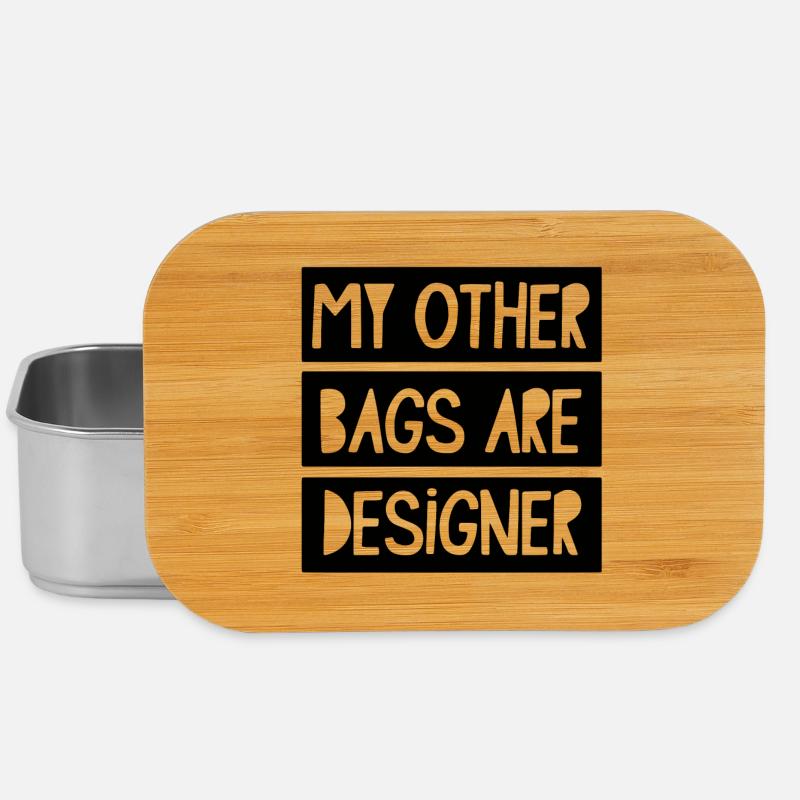 Mes autres sacs sont design - Boîte à goûter - argent