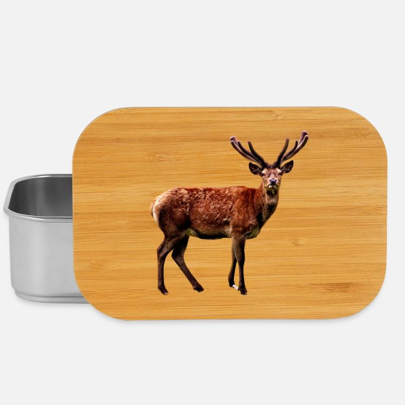 Hirsch - Lunch Box - Silber