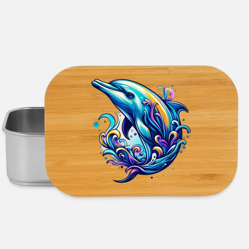 Dolphin - Lunch Box - silver