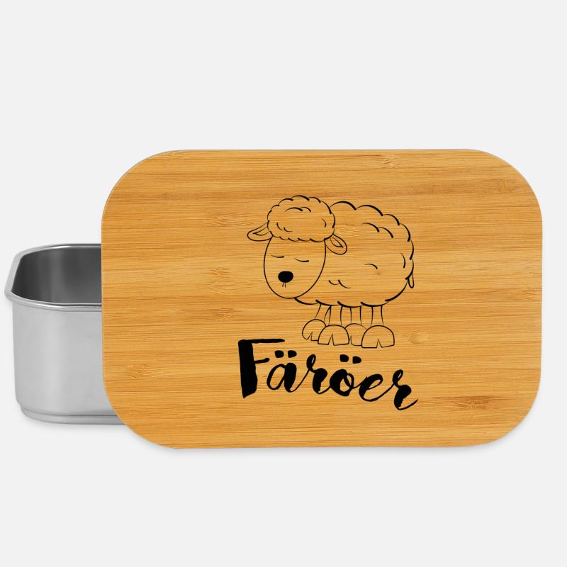 Färöer Schaf - Lunch Box - Silber