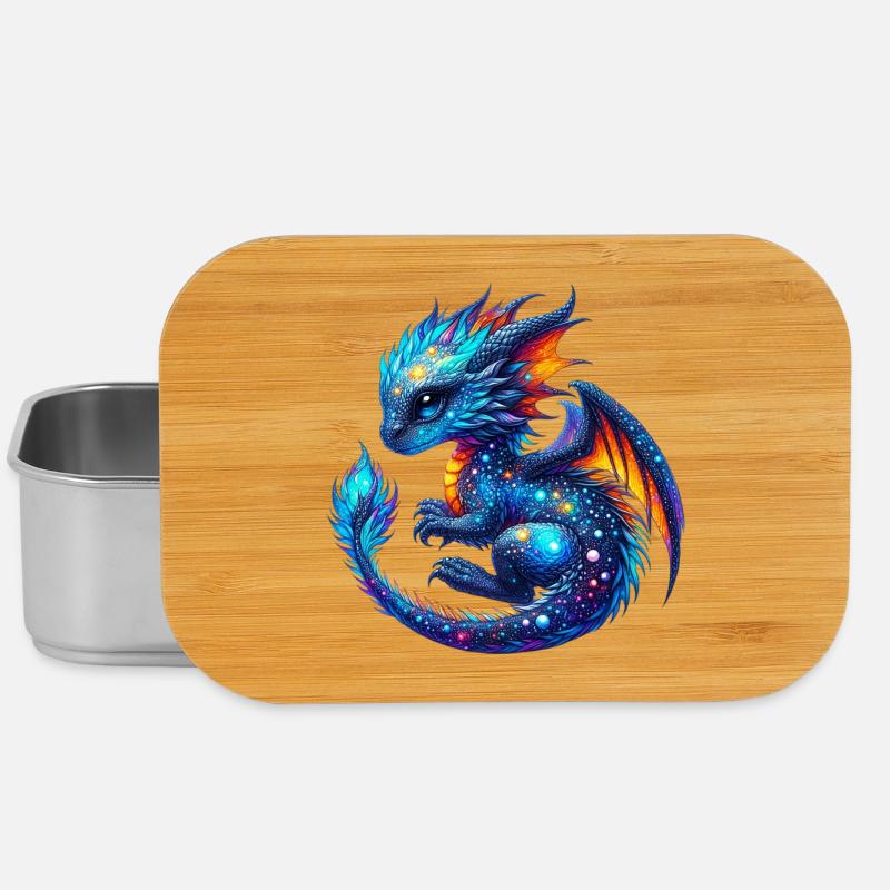 Dragon - Boîte à goûter - argent
