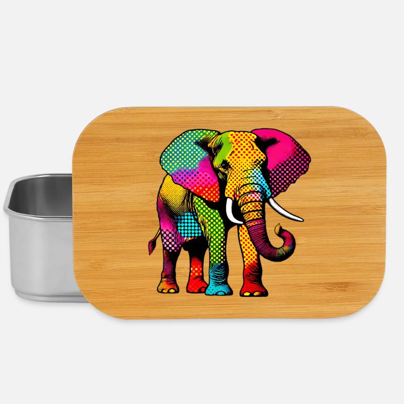 Elephant - Lunch Box - silver