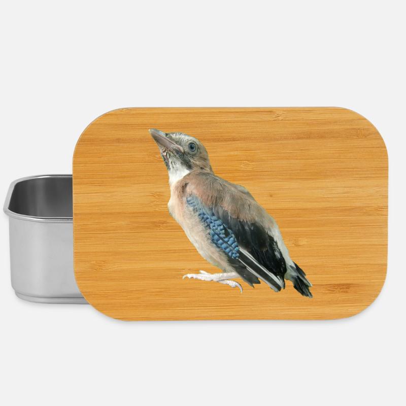 Eichelhäher Jungvogel - Lunch Box - Silber