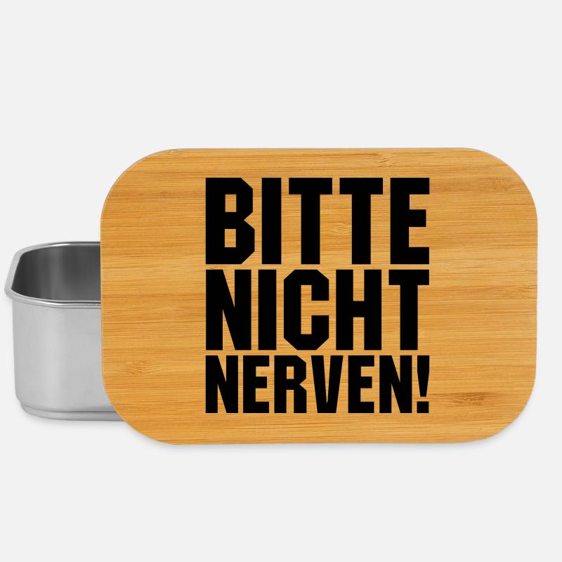 Bitte nicht nerven - Lunch Box - Silber