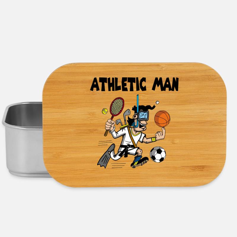 Der versierte Sportler - Lunch Box - Silber