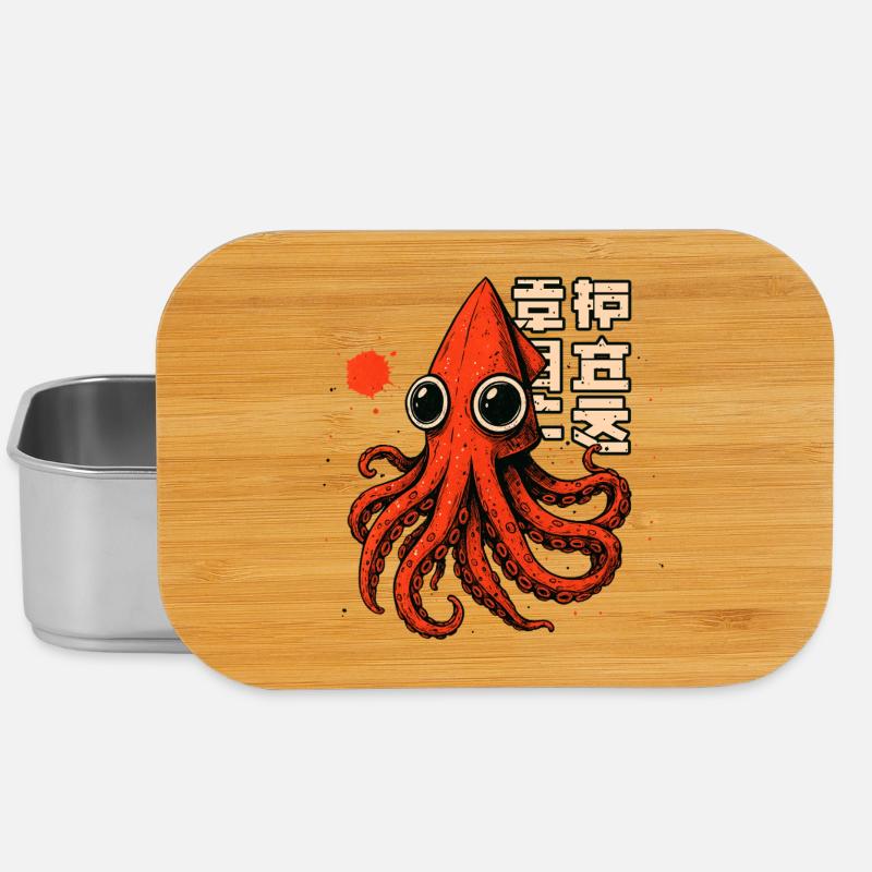 SQUID TSHIRT - Lunch Box - silver