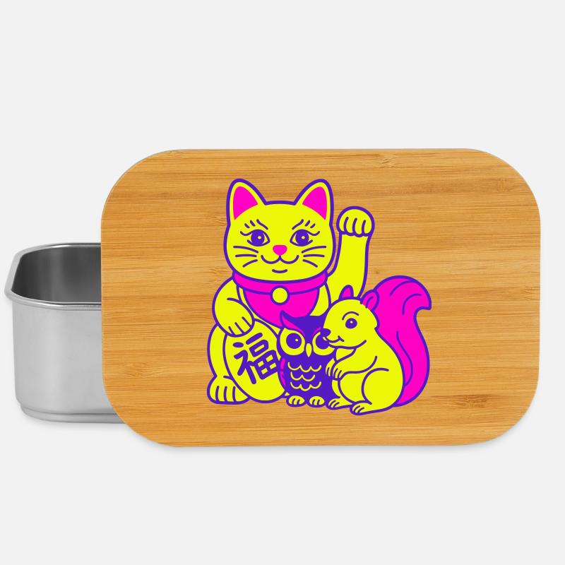 Glückstiere! - Lunch Box - Silber