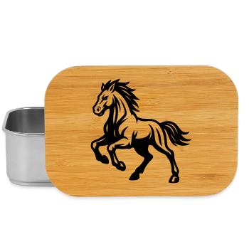 Cheval - Boîte à goûter - argent - Devant