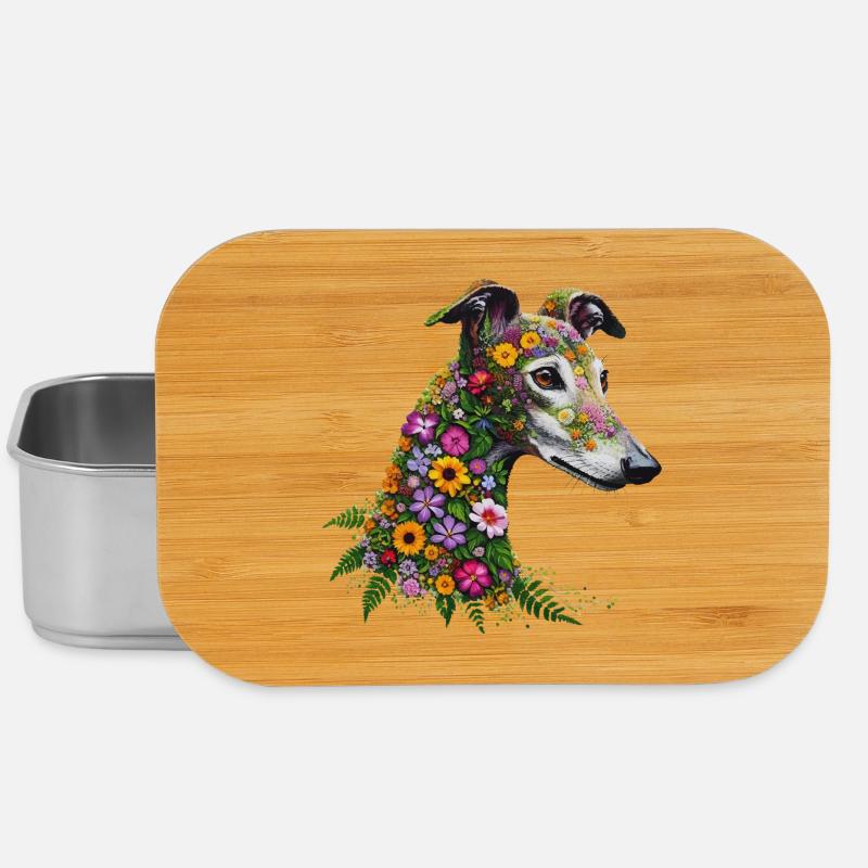 Galgo Fleurs Sauvages No1 - Boîte à goûter - argent