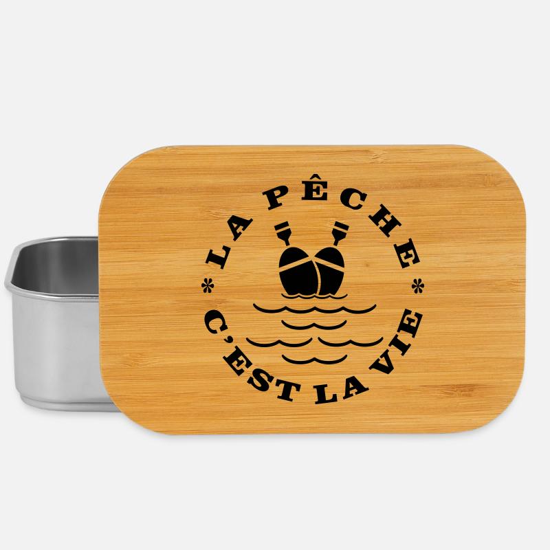 La pêche c'est la vie  - Boîte à goûter - argent