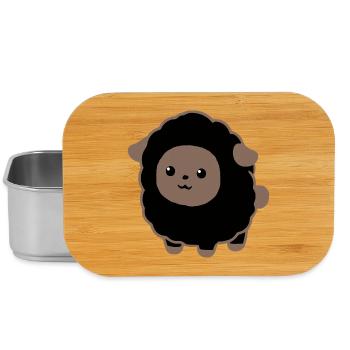 black sheep - Lunch Box - silver - Front