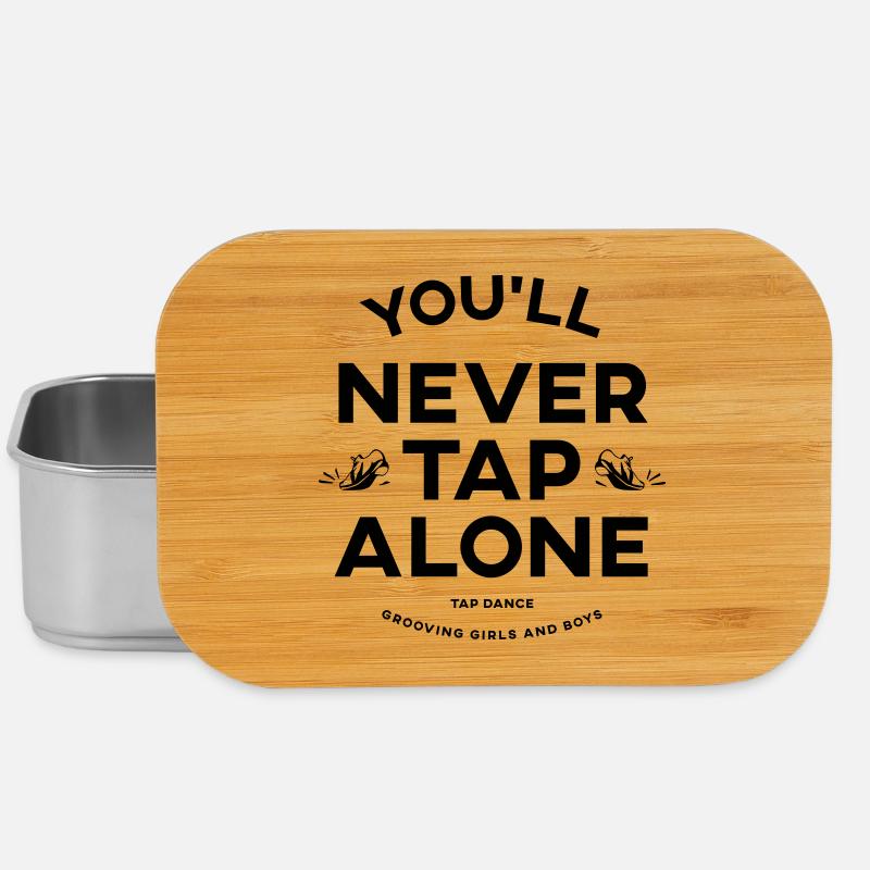 You Will Never Tap Alone – Tap Dance / Stepptanz - Lunch Box - Silber