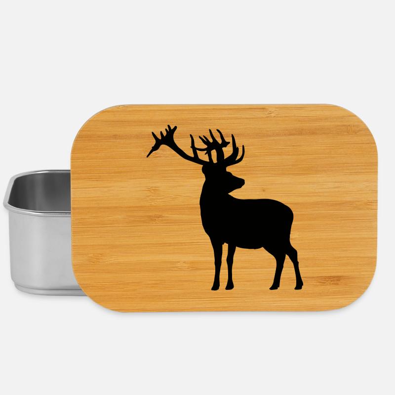 Hirsch - Lunch Box - Silber