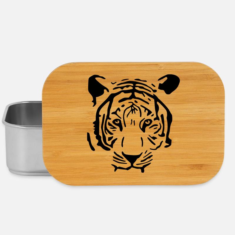 White Tiger - Lunch Box - silver