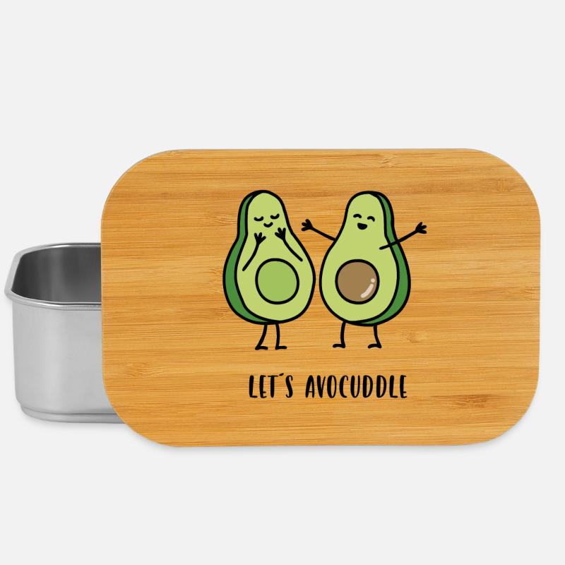 Avocatons - Boîte à goûter - argent