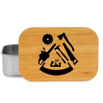 Wood tool - Lunch Box - silver - Front