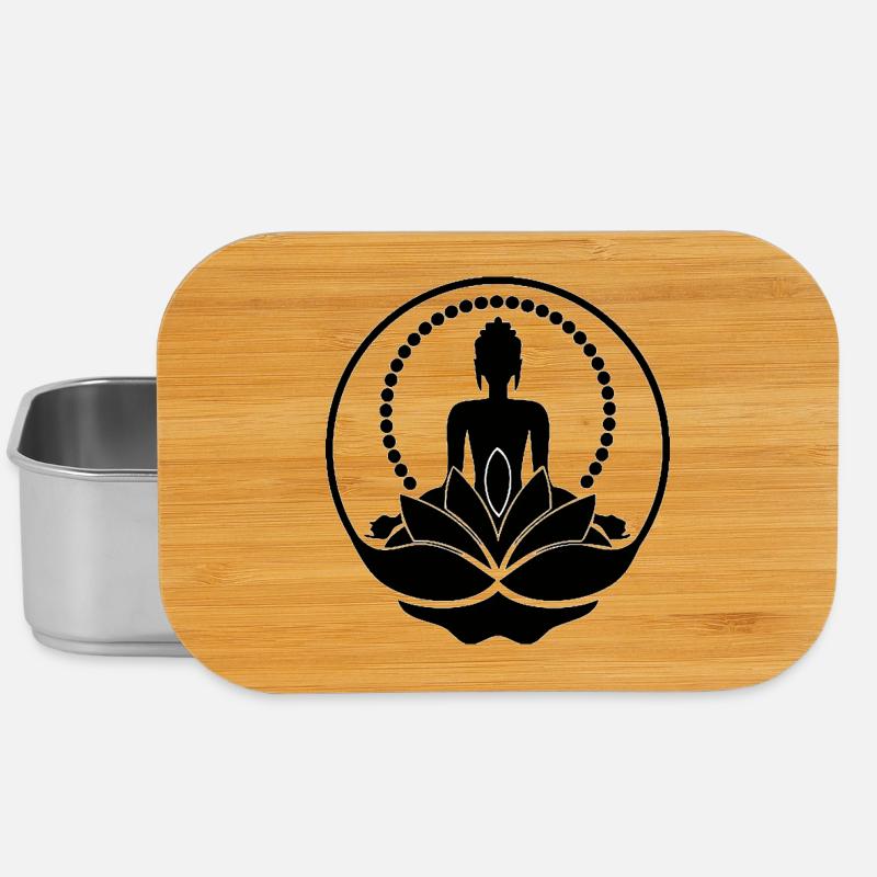 Buddha - Lunch Box - silver