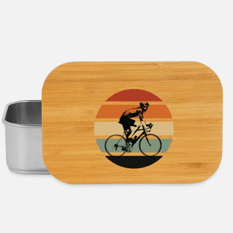 Vélo de route rétro - Boîte à goûter - argent
