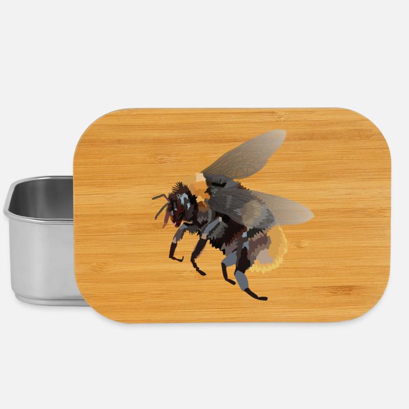 Heike, die Hummel - Lunch Box - Silber