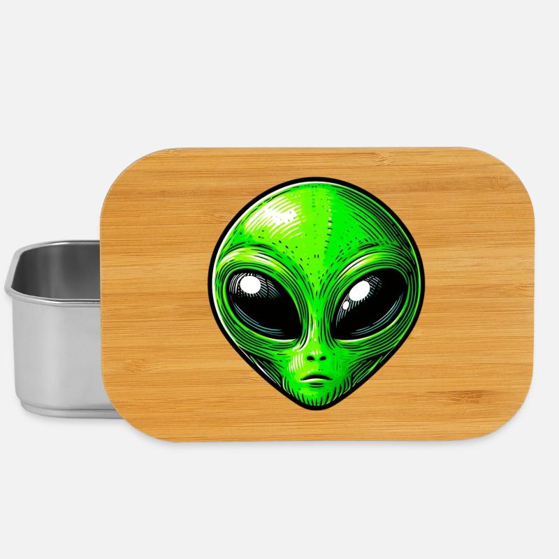 Alien extraterrestre martien - Boîte à goûter - argent